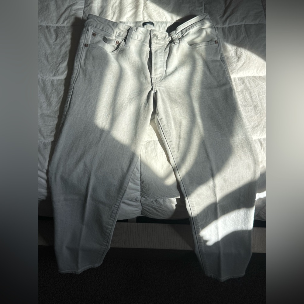 Express Light Gray Jeans